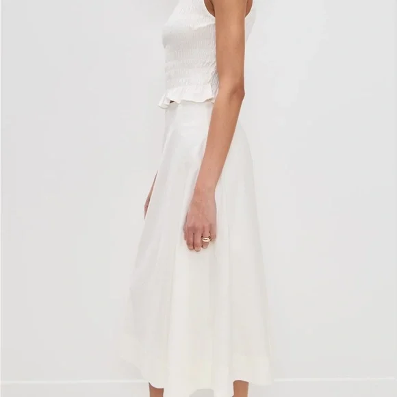 NWOT Reformation Laguna Two Piece Set Cotton Size 12 - Picture 3 of 3